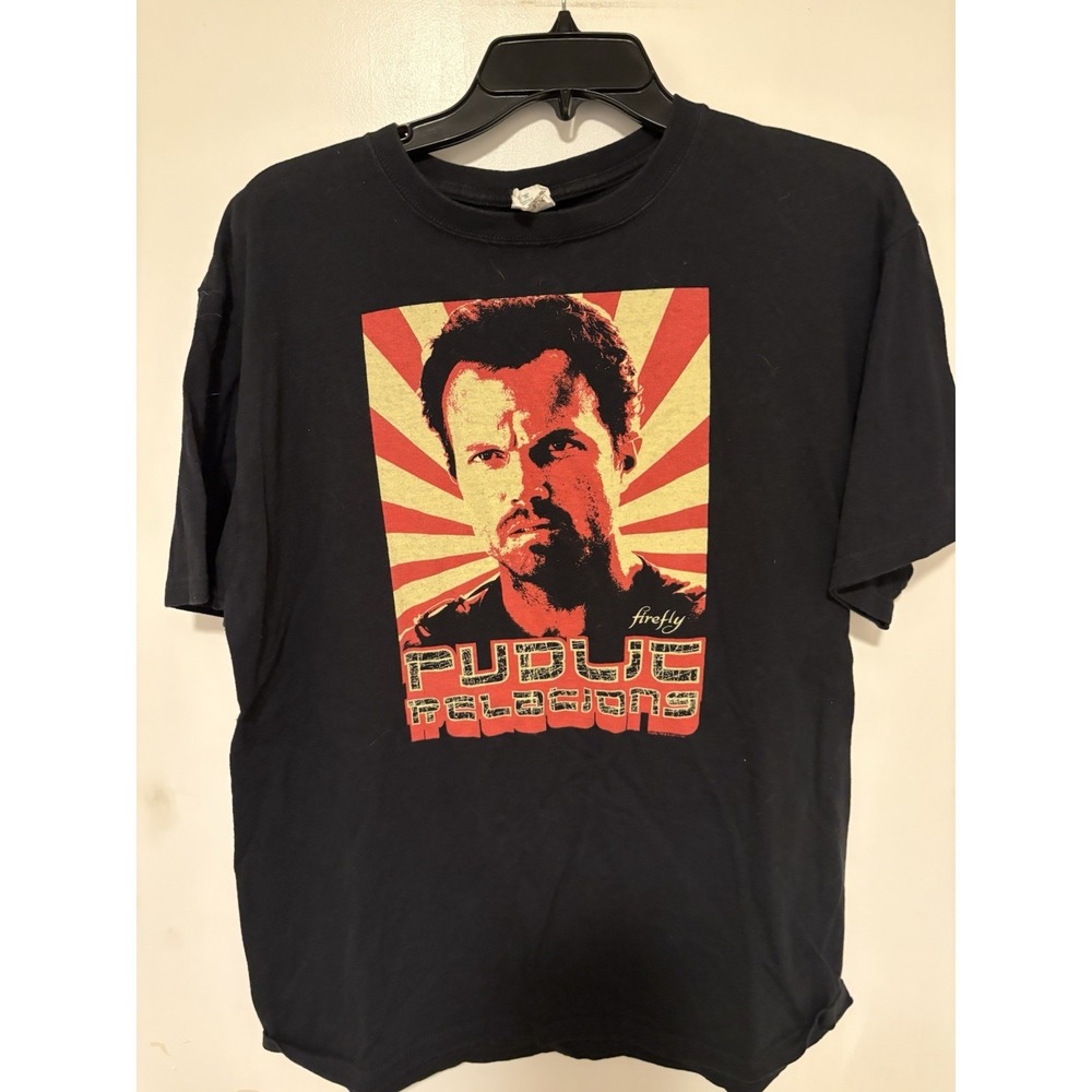 Vintage Y2k Firefly Public Relations T-shirt Size L